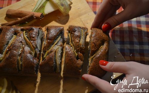 Рецепт Грушевый пирог с маком (постный)