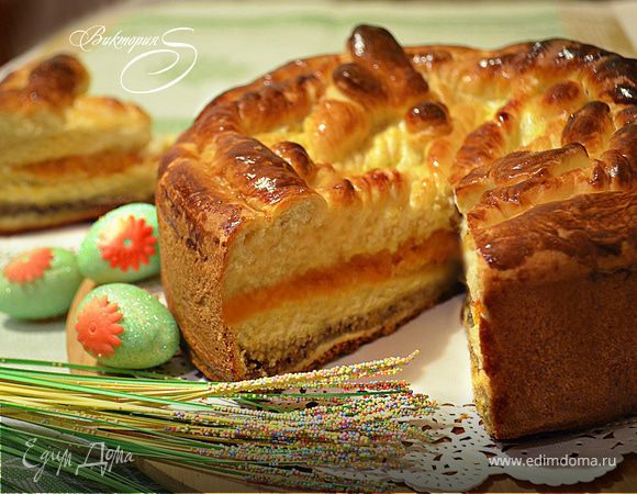 Праздничный сдобный пирог, пошаговый рецепт на ккал, фото, ингредиенты - ВикторияS