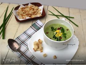 Весенний суп из зеленого лука