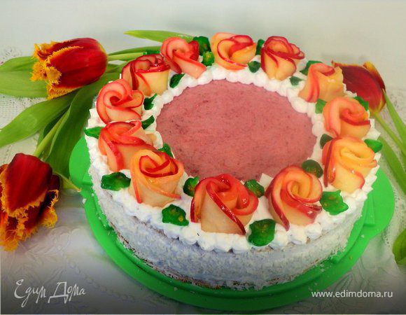 Торт «Венок из роз»