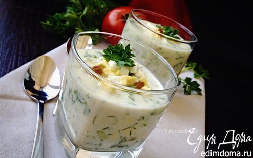 Рецепт Холодный йогуртовый суп