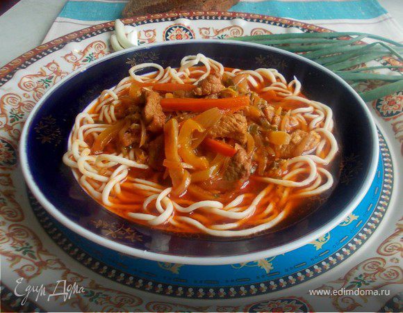 Суп из баранины с лапшой — рецепт с фото пошагово