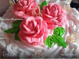 Масляно-белковый крем для оформления + МК "Кремовые розы"