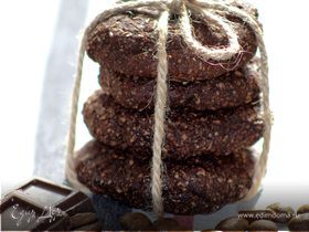 Овсяное печенье с цельнозерновой мукой и какао