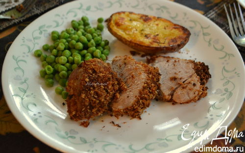 Рецепт Нежная свинина в хлебной крошке