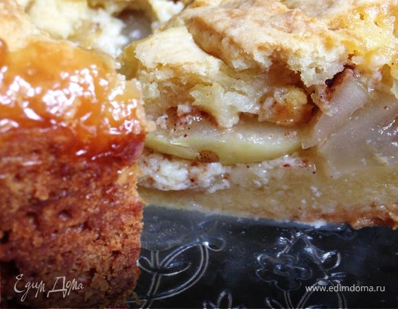 Песочный пирог с яблоком - пошаговый рецепт с фото | Азбука рецептов