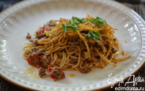 Рецепт Запеканка со спагетти
