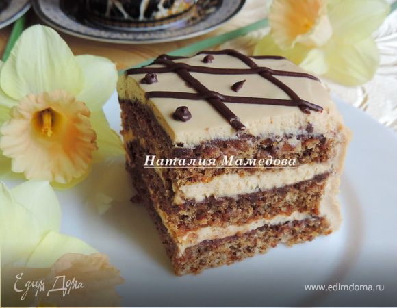 Бисквитный торт Тройная карамель - фото, рецепты приготовления в домашних условиях