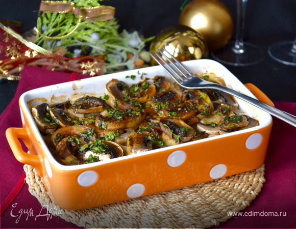 Картофель с шампиньонами в сметане рецепт – Французская кухня: Основные блюда. «Еда»