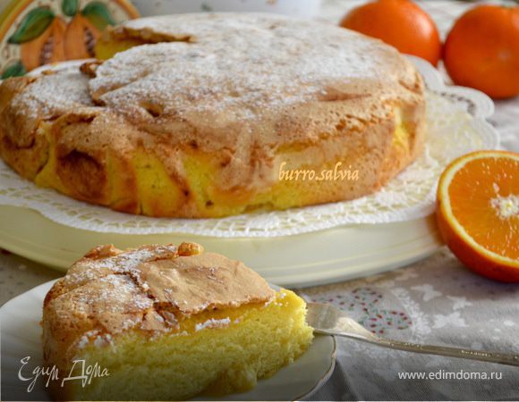 Пирог с апельсинами на кефире
