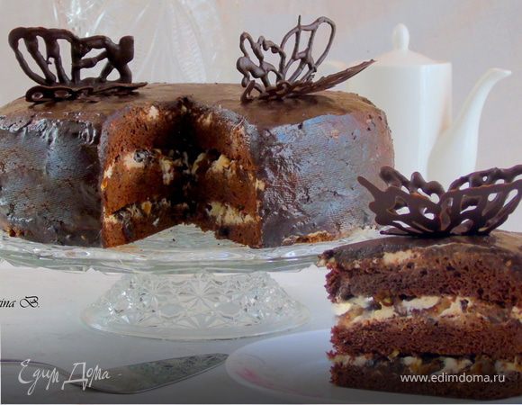 Шоколадный торт Чернослив в шоколаде