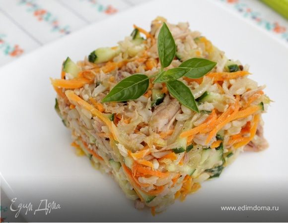 Салат из тунца с грибами и рисом - рецепт приготовления с фото от ремонты-бмв.рф