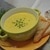 Тосканский суп из белой фасоли с гренками (постный вариант)