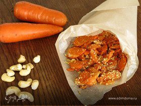 Морковные хрустики с "пармезаном"
