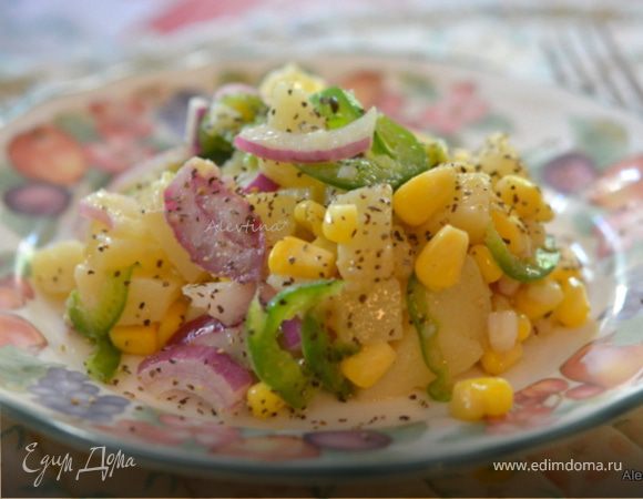 Салат с капустой, кукурузой и огурцом: рецепт с фото пошагово