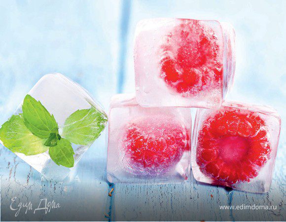 Кубики фруктового льда