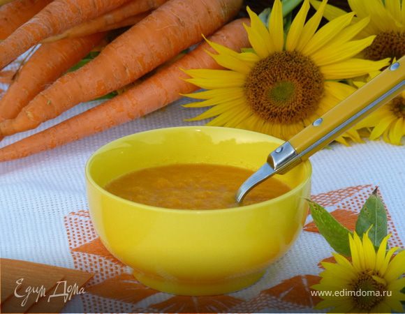 Холодный морковно-апельсиновый крем-суп