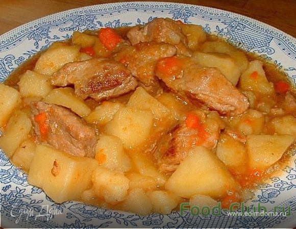 Тушеная картошка с курицей: пошаговый рецепт