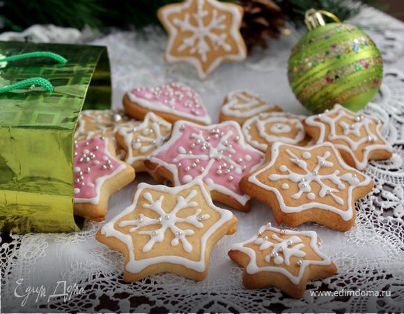 Новогоднее печенье , пошаговый рецепт с фото на ккал