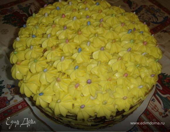 Торт «Цветочная полянка»