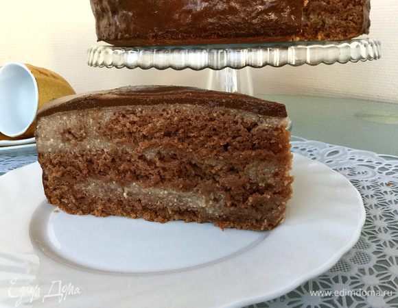 Постный шоколадный торт рецепт с фото пошагово