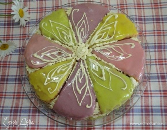 Цветочный торт