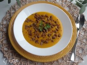 Острый тыквенно-морковный суп