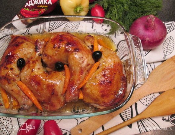 Курочка-гриль под маринадом из аджики Курочка-гриль под маринадом из аджики