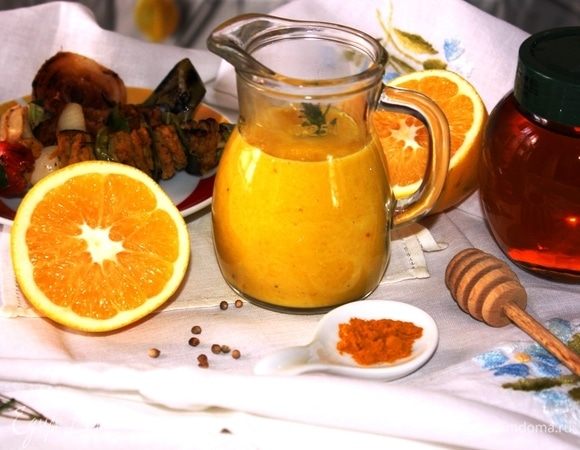 Апельсиновая заправка для овощного салата