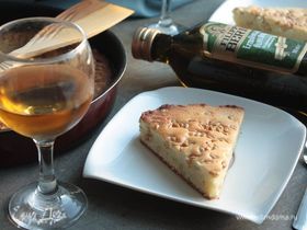 Пирог с оливковым маслом и кедровыми орешками