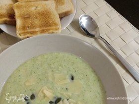 Легкий суп-пюре из цветной капусты
