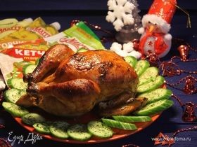 Запеченная курица «Новогодняя традиция»