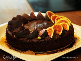 Греческий влажный шоколадный пирог