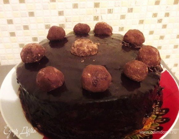 Трюфельный торт — «шоколадный взрыв» с пошаговым рецептом