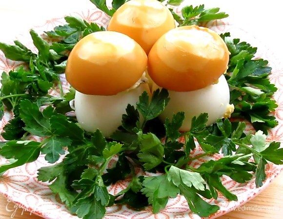 Как приготовить Фаршированные яйца 