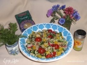 Овощной салат с булгуром