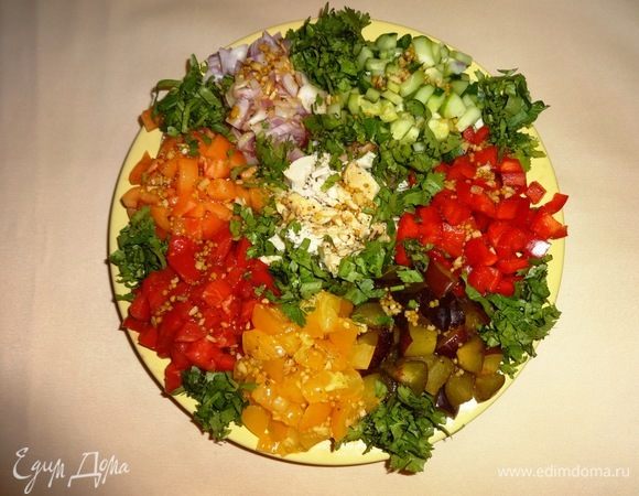 Овощной салат с капустой и мясом рецепт – Русская кухня: Салаты. «Еда»