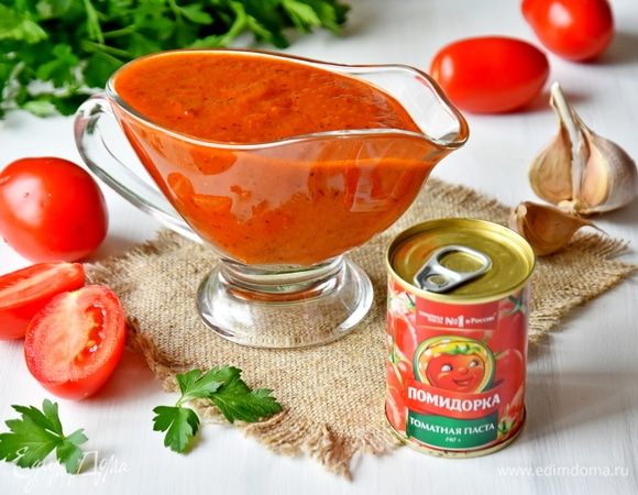 Томатный соус на сковороде, пошаговый рецепт с фото