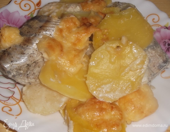 Рыба с картошкой в духовке, рецепт пошаговый с фото - luchistii-sudak.ru