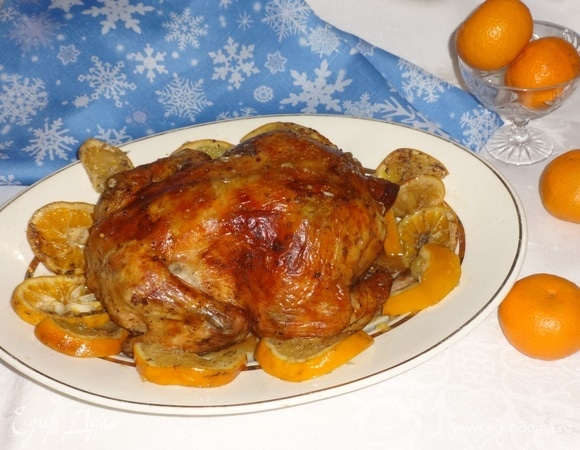 Новогодние рецепты: курица в мандариновой глазури - радуйте гостей вкусным блюдом