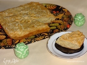 Греческий пирог с рисом и картофелем