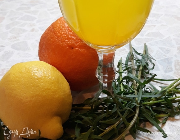 Лимонад из эстрагона и цитрусов