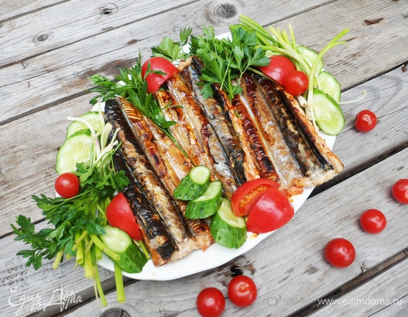 Рыба скумбрия на мангале — 7 домашних вкусных рецептов
