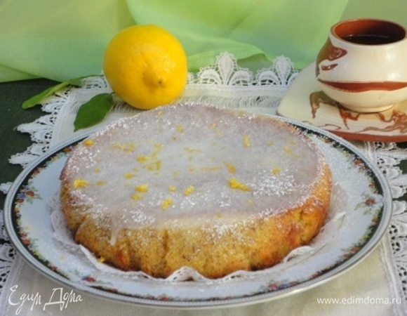 Лимонно-миндальный кекс