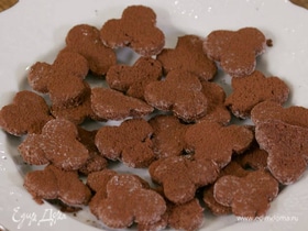 Легкое шоколадно-белковое печенье