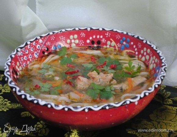 Дунганский суп «Кесме»