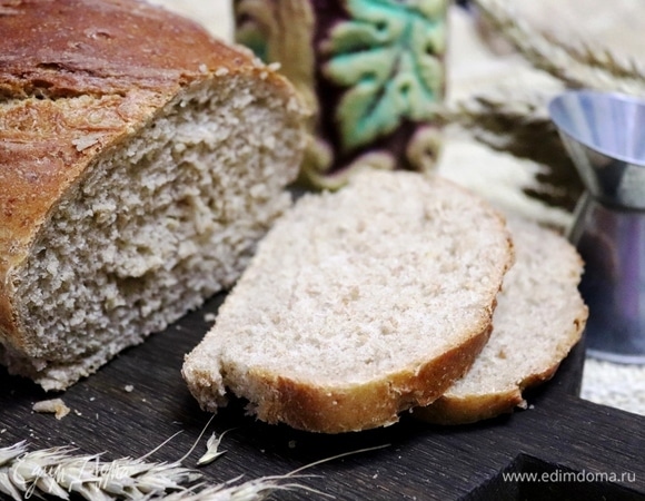 Серый хлеб с пшеничкой