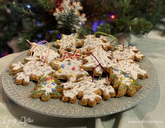 Песочное печенье на Рождество и Новый год