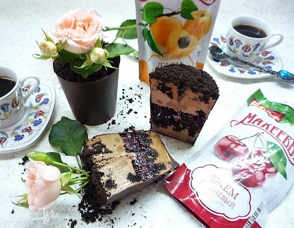 Десерт «Любимый мамин цветок»