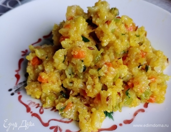 Тушёная капуста с рисом и сосисками — рецепт с фото пошагово